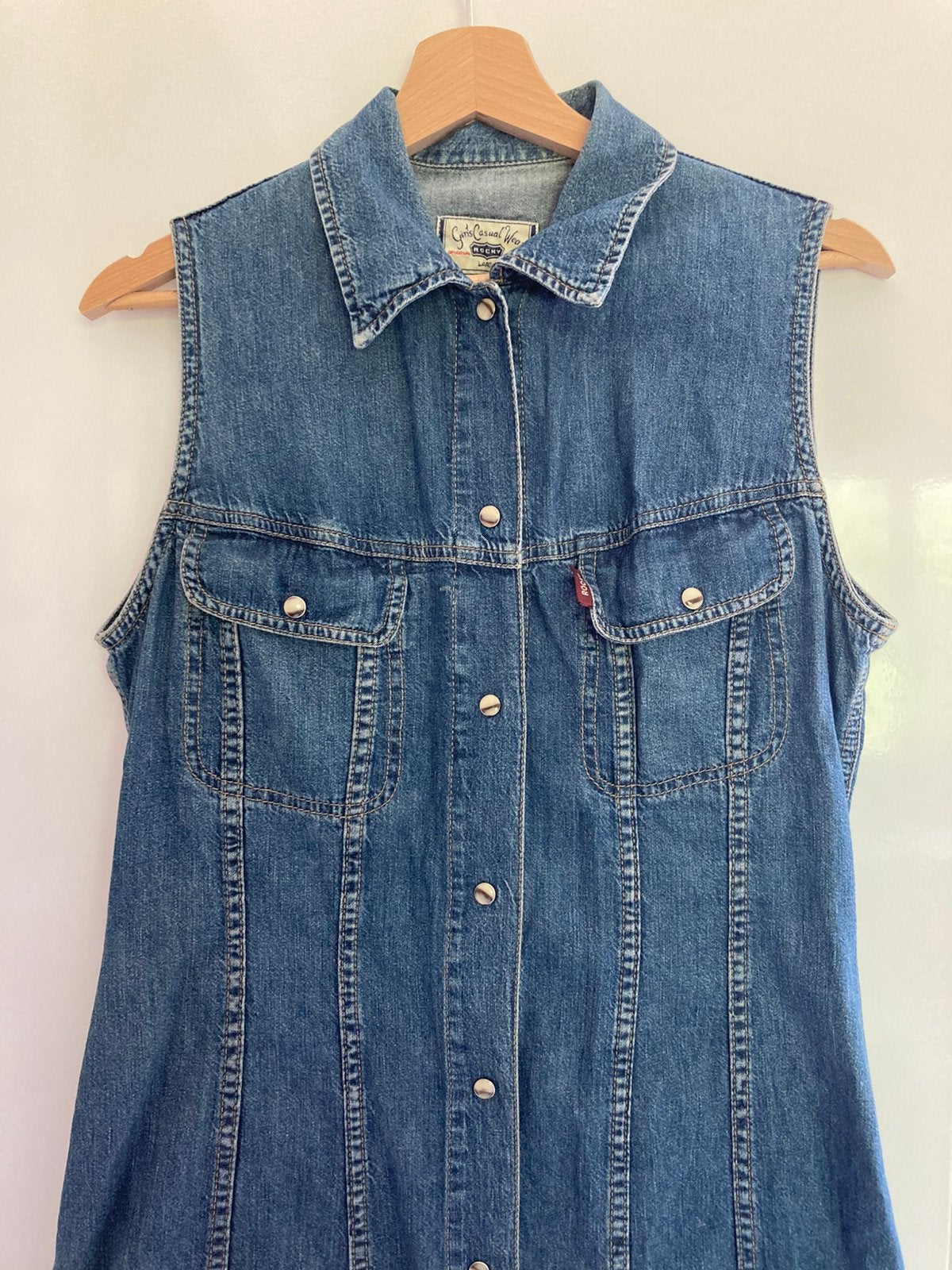 jeans jurk, Blauw, Maat 42/44 (L), Ophalen of Verzenden, Zo goed als nieuw