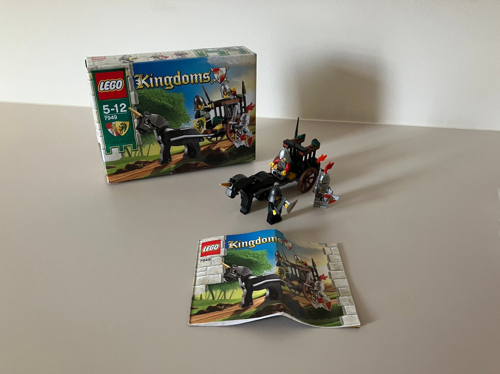 Lego 7949 met doos - Castle Knight, Enlèvement ou Envoi, Ensemble complet, Comme neuf, Castle
