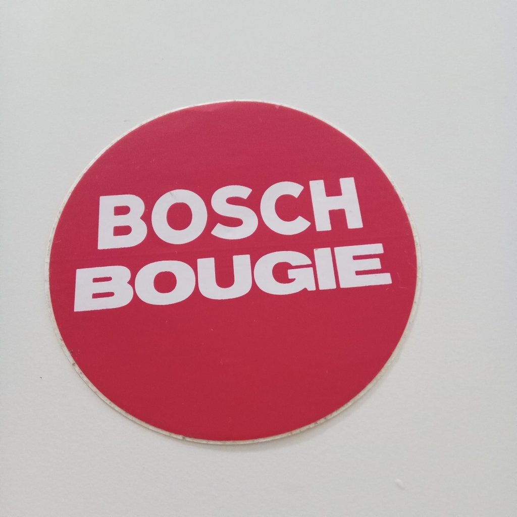 AUTOCOLLANT -BOUGIE D'ALLUMAGE BOSCH-, Collections, Enlèvement ou Envoi