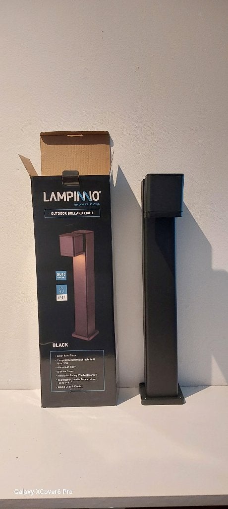 34x Lampe de jardin Lampinno 50 cm  GU10  noire  IP54  neuve, Lampadaire, Enlèvement ou Envoi, Aluminium, Alimentation secteur