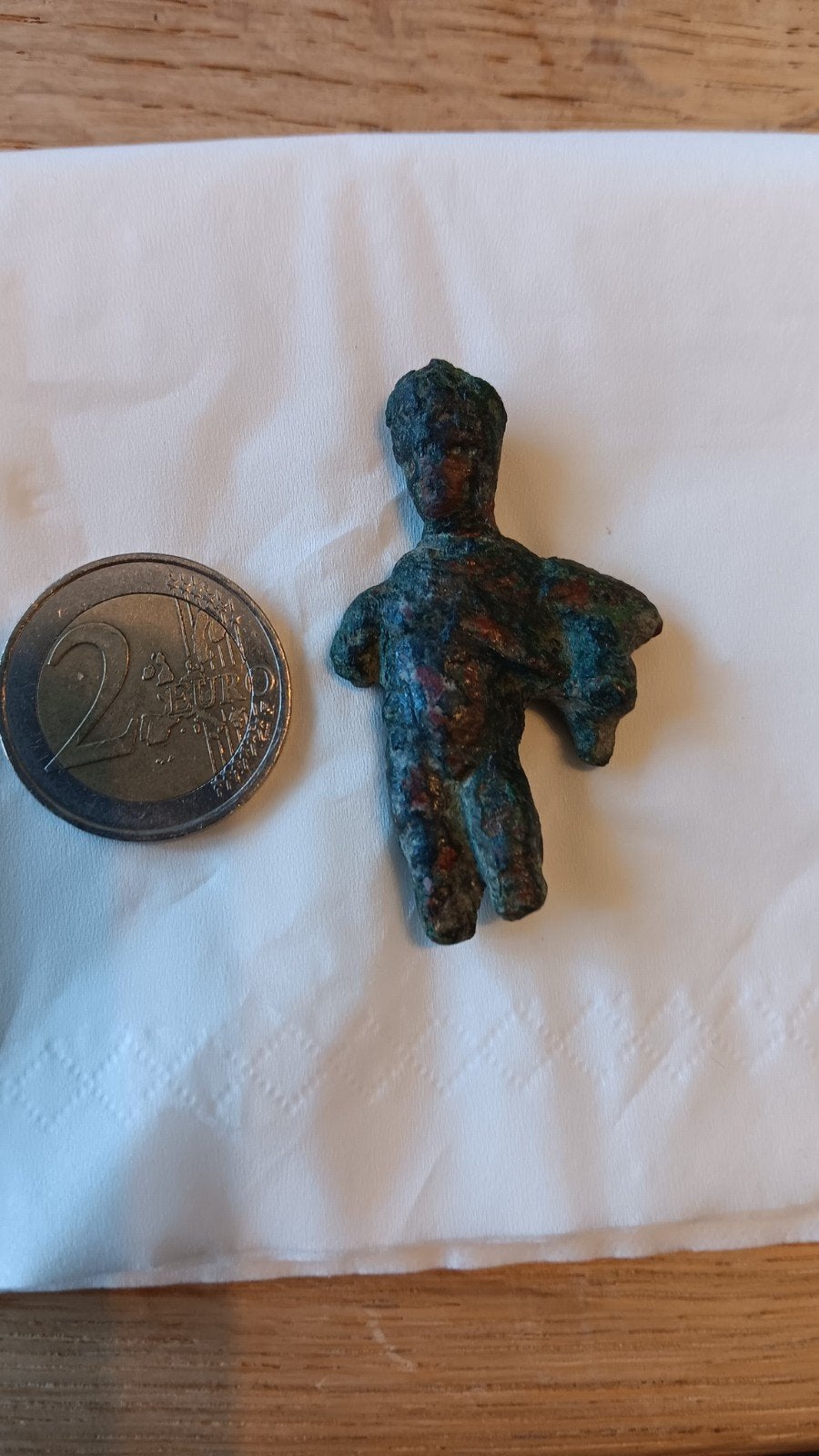 bronzen beeldje apollo oud, Ophalen