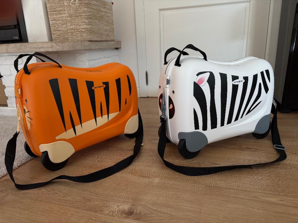 valises enfants Samsonite, 35 à 45 cm, Plastique dur, Comme neuf, Transformable en Sac à dos