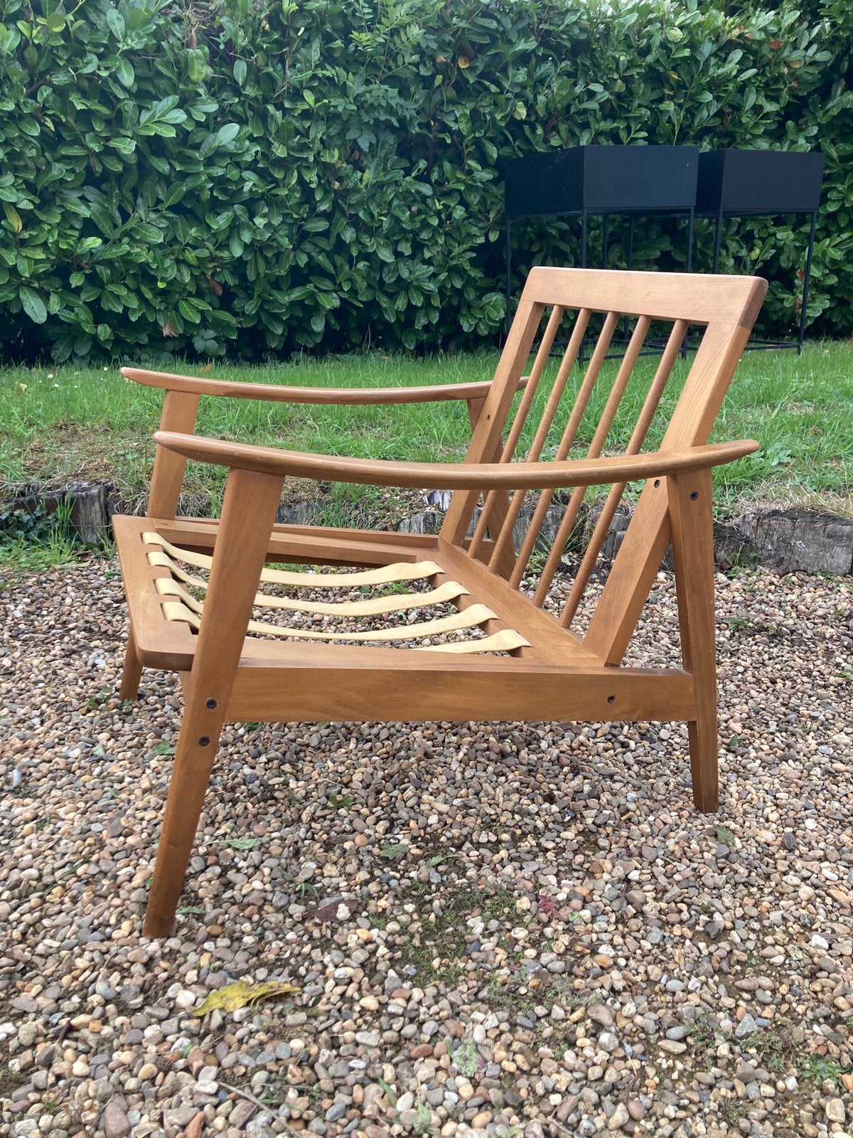 Fauteuil scandinave design 50-60’s vintage, Enlèvement, Bois