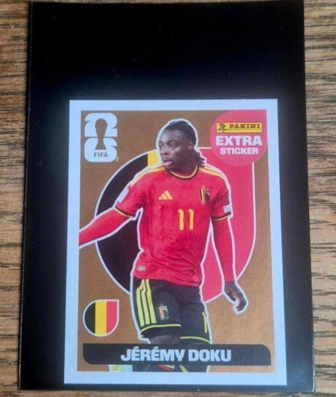Fifa world cup panini extra sticker doku, Verzamelen, Ophalen of Verzenden