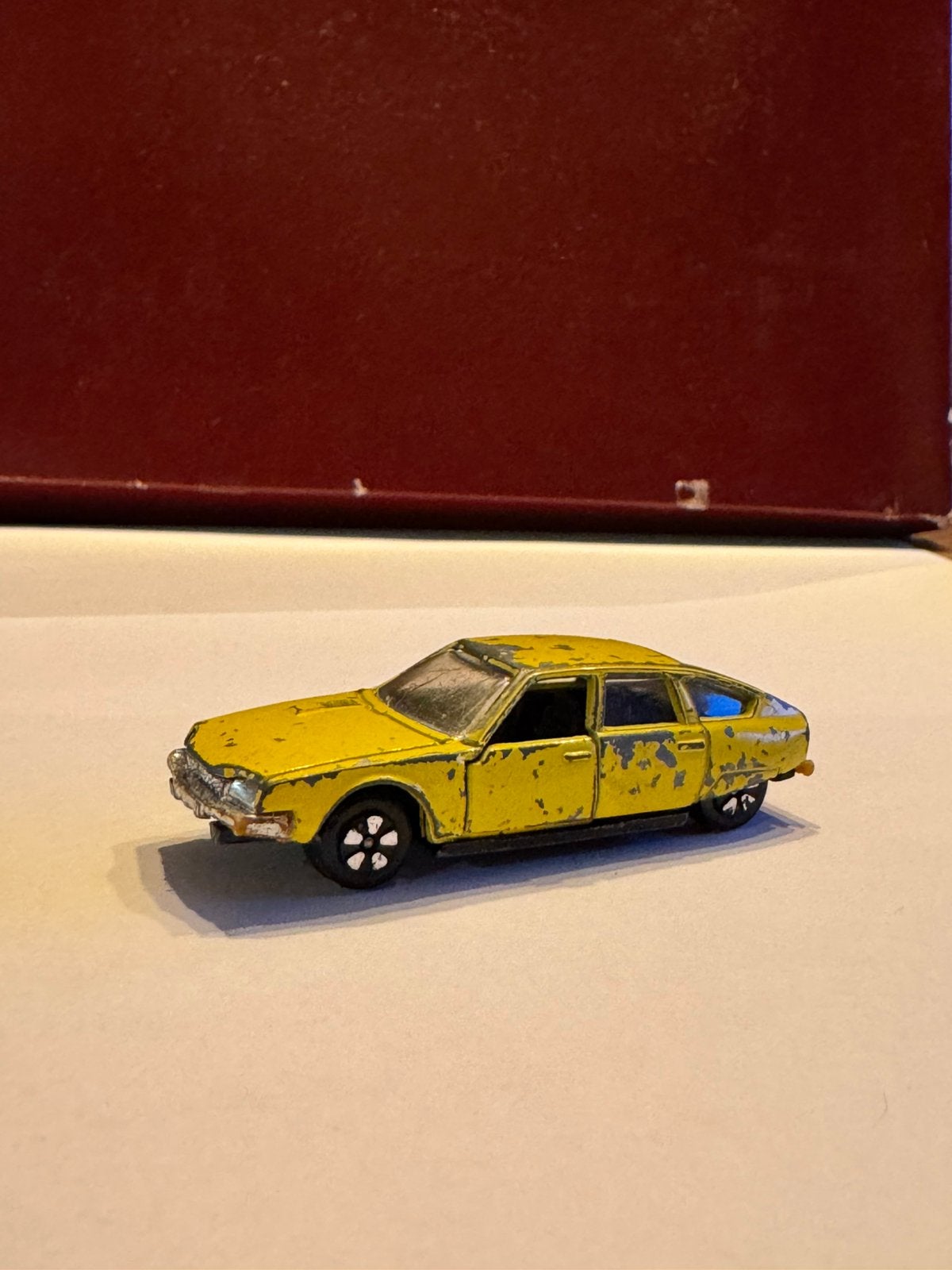 Vintage Playart Citroën CX 2200 geel – oude modelauto, Ophalen, Gebruikt, Auto