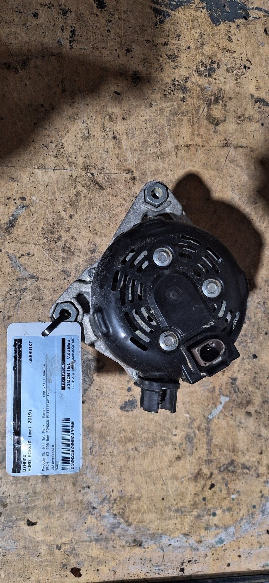 Originele Dynamo Ford Fiesta MK8 1.0 EcoBoost H1BT-10300-EC, Gebruikt, -, -, Ophalen of Verzenden