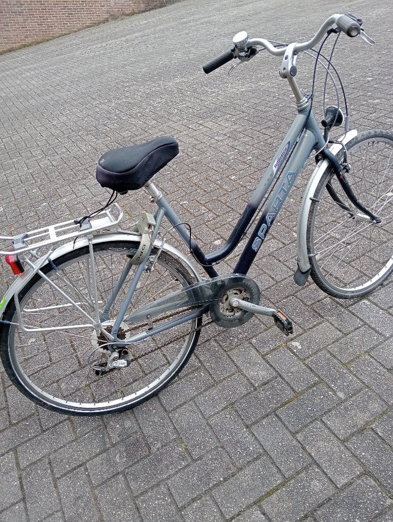 Dames fiets, Ophalen, Gebruikt, Velgrem, 47 tot 50 cm