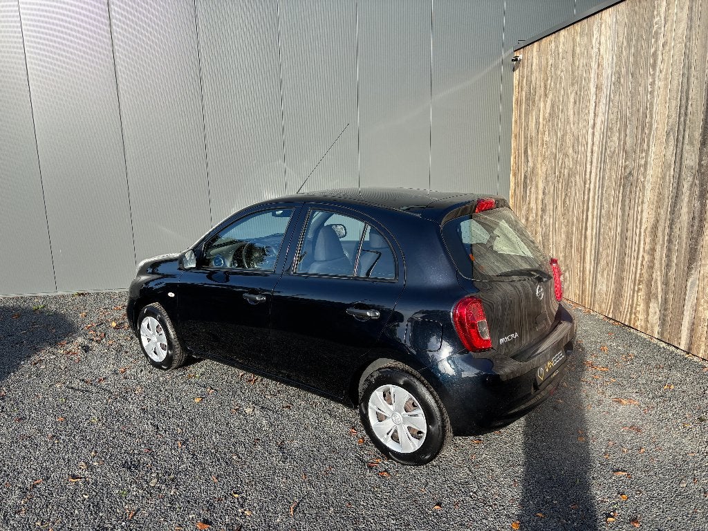 Nissan Micra, Stof, 1198 cc, Zwart, 5 deurs