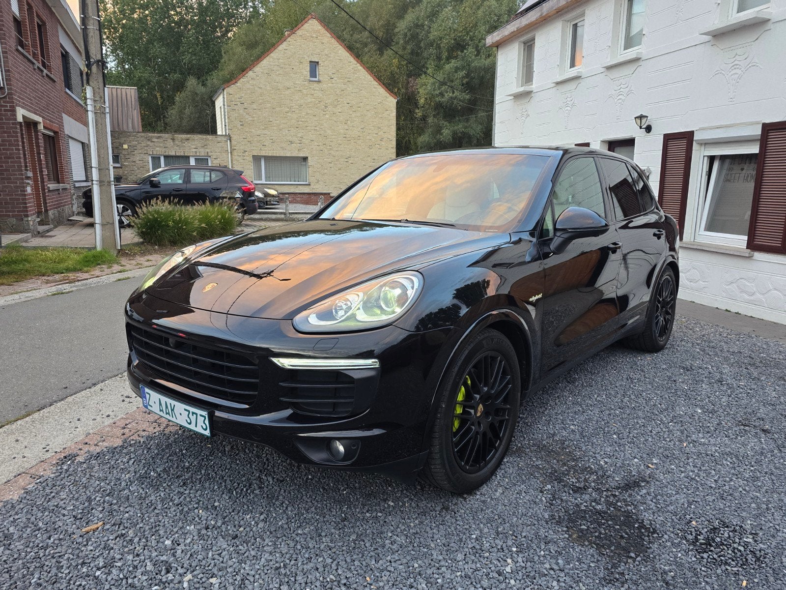 porsche Cayenne S E-Hybrid full option reeds blanco gvv, Auto's, Automaat, 2995 cc, Zwart, Leder