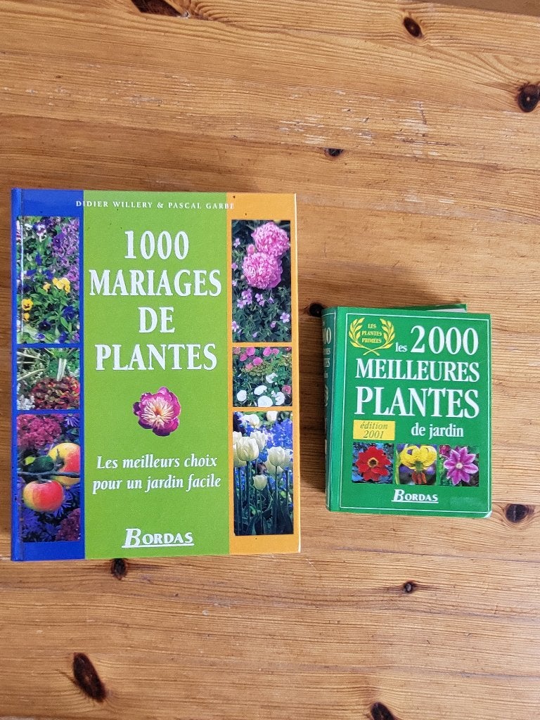 lot de 2 livres sur les plantes du jardin, Ophalen, Gelezen
