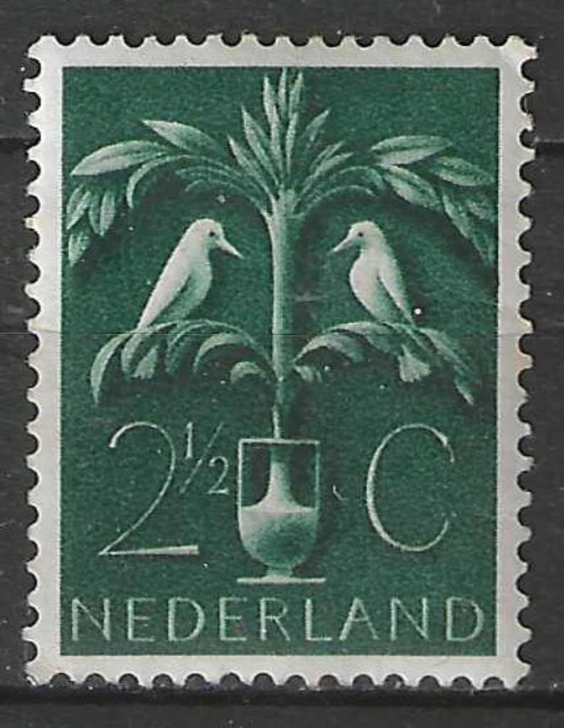 Pays-Bas 1943 - Yvert 398 - Symboles - 2 1/2 cm. (PF), Timbres & Monnaies, Timbres | Pays-Bas, Envoi, Non oblitéré