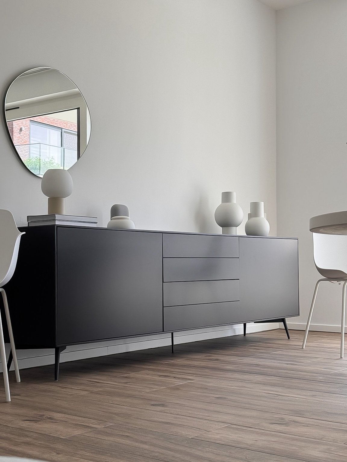BoConcept Fermo dressoir, Scandinavisch, Ophalen of Verzenden, Zo goed als nieuw, 200 cm of meer