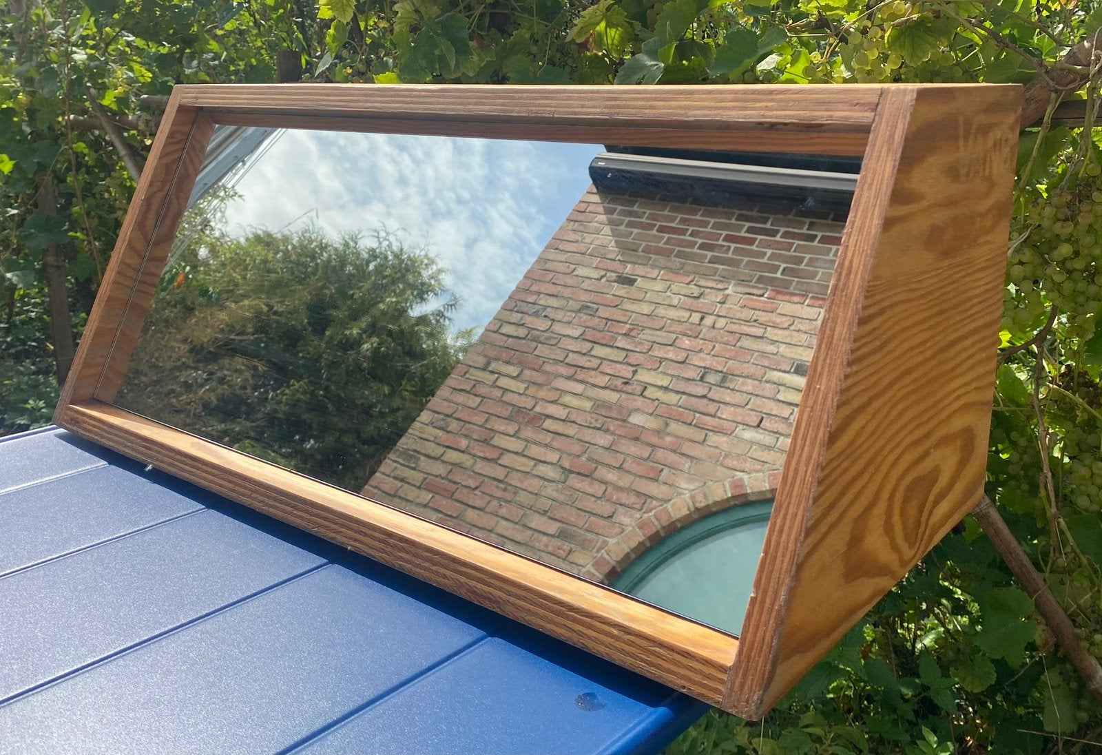 Miroir à chaussures en bois épais 68 cm, Articles professionnels, Enlèvement ou Envoi