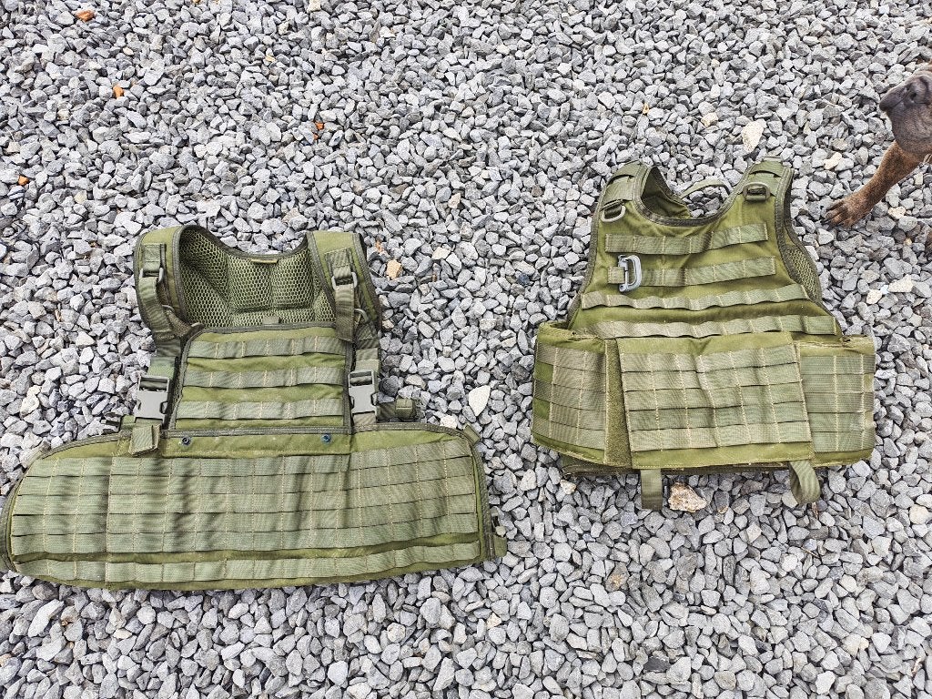 Plate carrier Warrior assault, Sport en Fitness, Schietsport-accessoires, Ophalen, Gebruikt