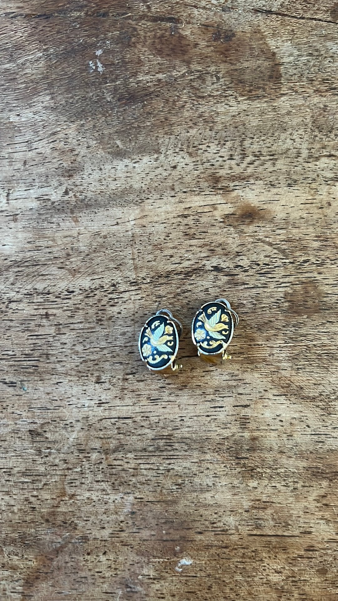 Vintage oorknijpers, Handtassen en Accessoires, Oorbellen, Ophalen, Gebruikt