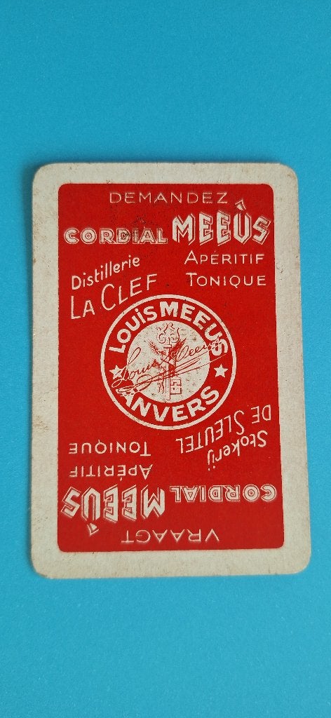 Carte à jouer Distillery, Distillery Meeus_Antwerpen_1, Enlèvement ou Envoi, Utilisé, Carte(s) à jouer