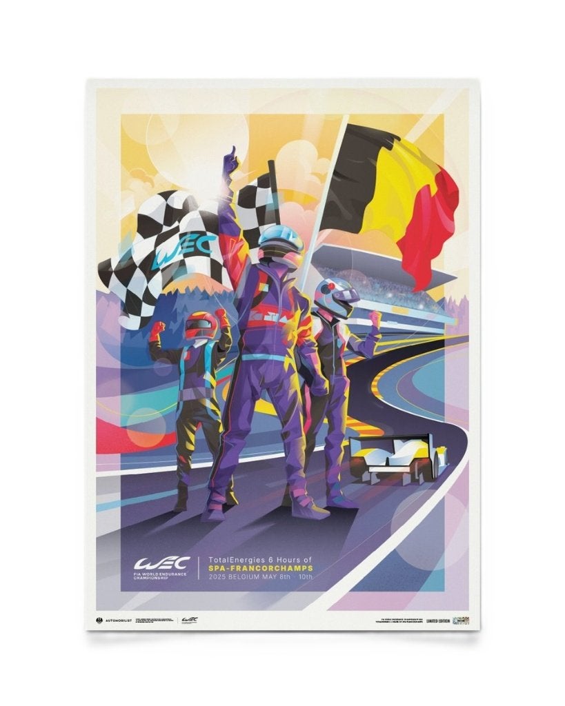 Limited Edition Poster WEC 2025 - Collectable !!, Ophalen of Verzenden, Nieuw, Auto's