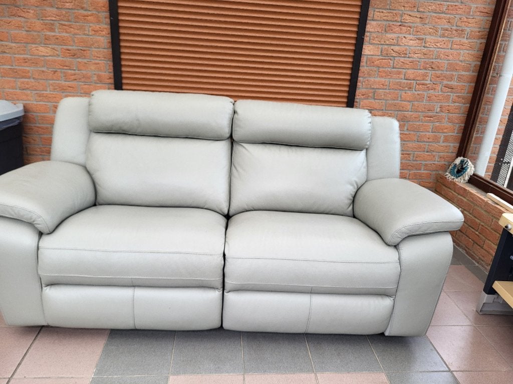 salon cuir electrique, 200 à 250 cm, Banc droit, Comme neuf, Enlèvement