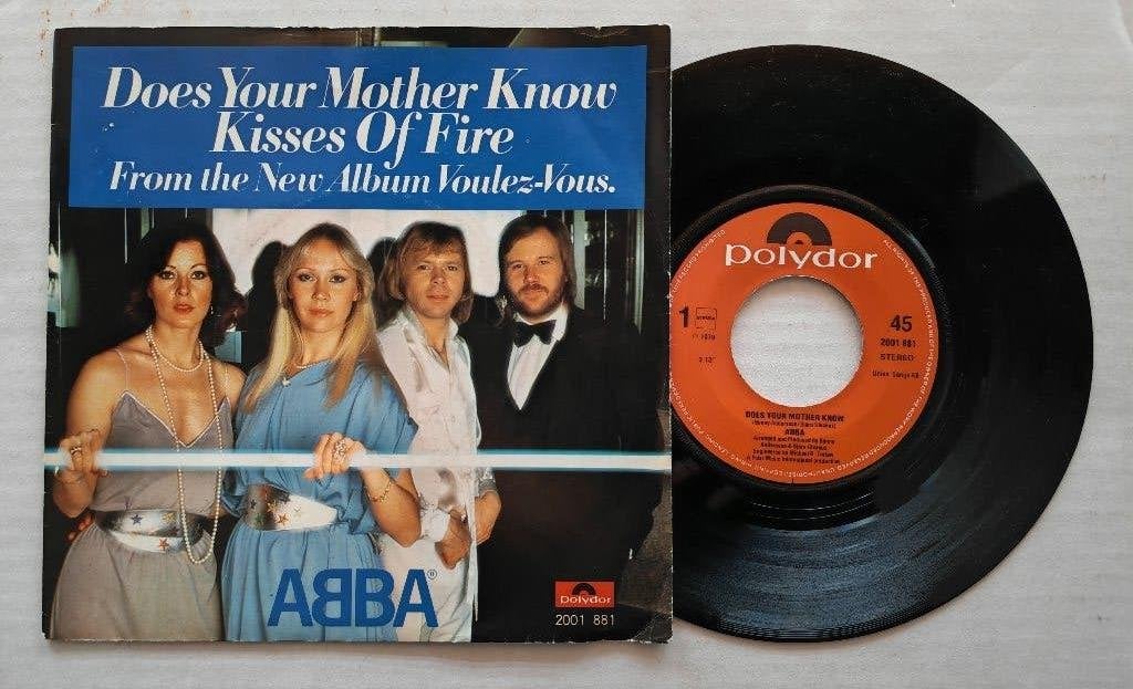 ABBA - Does your mother (45t), Cd's en Dvd's, Ophalen of Verzenden, Zo goed als nieuw, 7 inch, Pop
