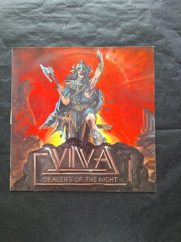 VIVA "Dealers of the Night" hardrock LP (1982), Cd's en Dvd's, LP, Gebruikt, Hard Rock, Ophalen of Verzenden