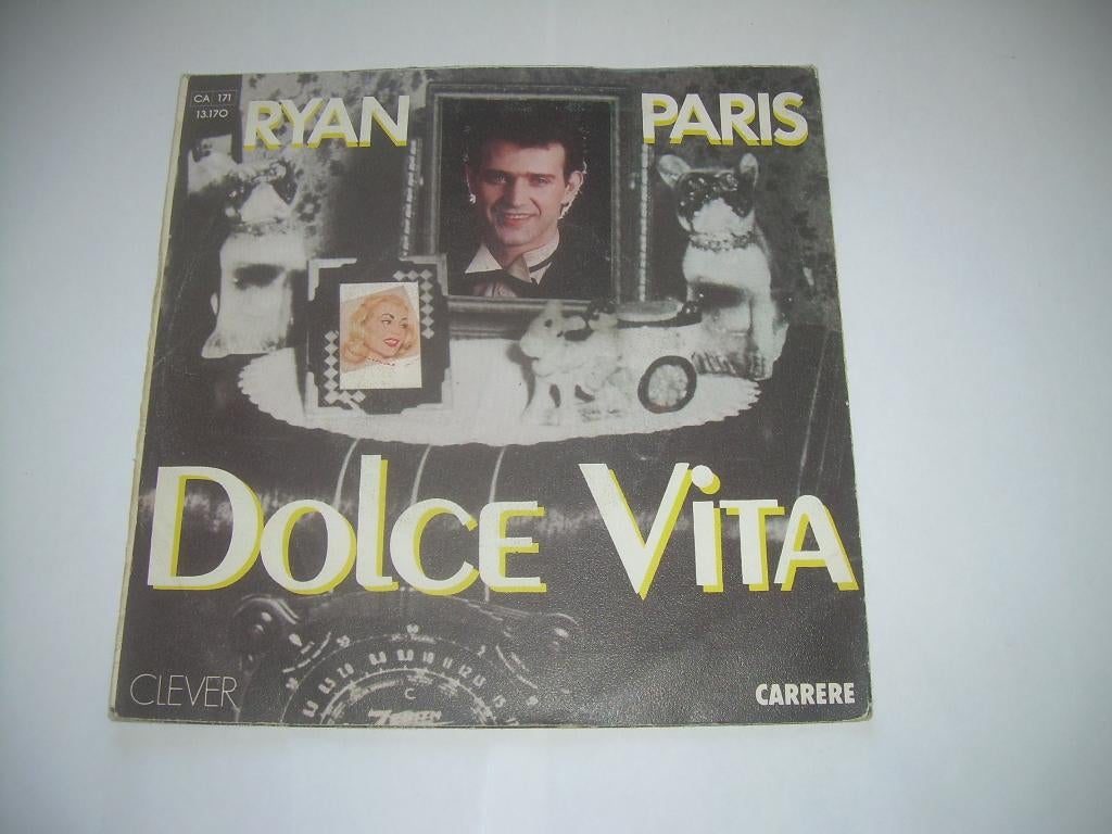 45 T SINGLE - Ryan Paris ‎– Dolce Vita, 7 inch, Ophalen of Verzenden, Pop, Single
