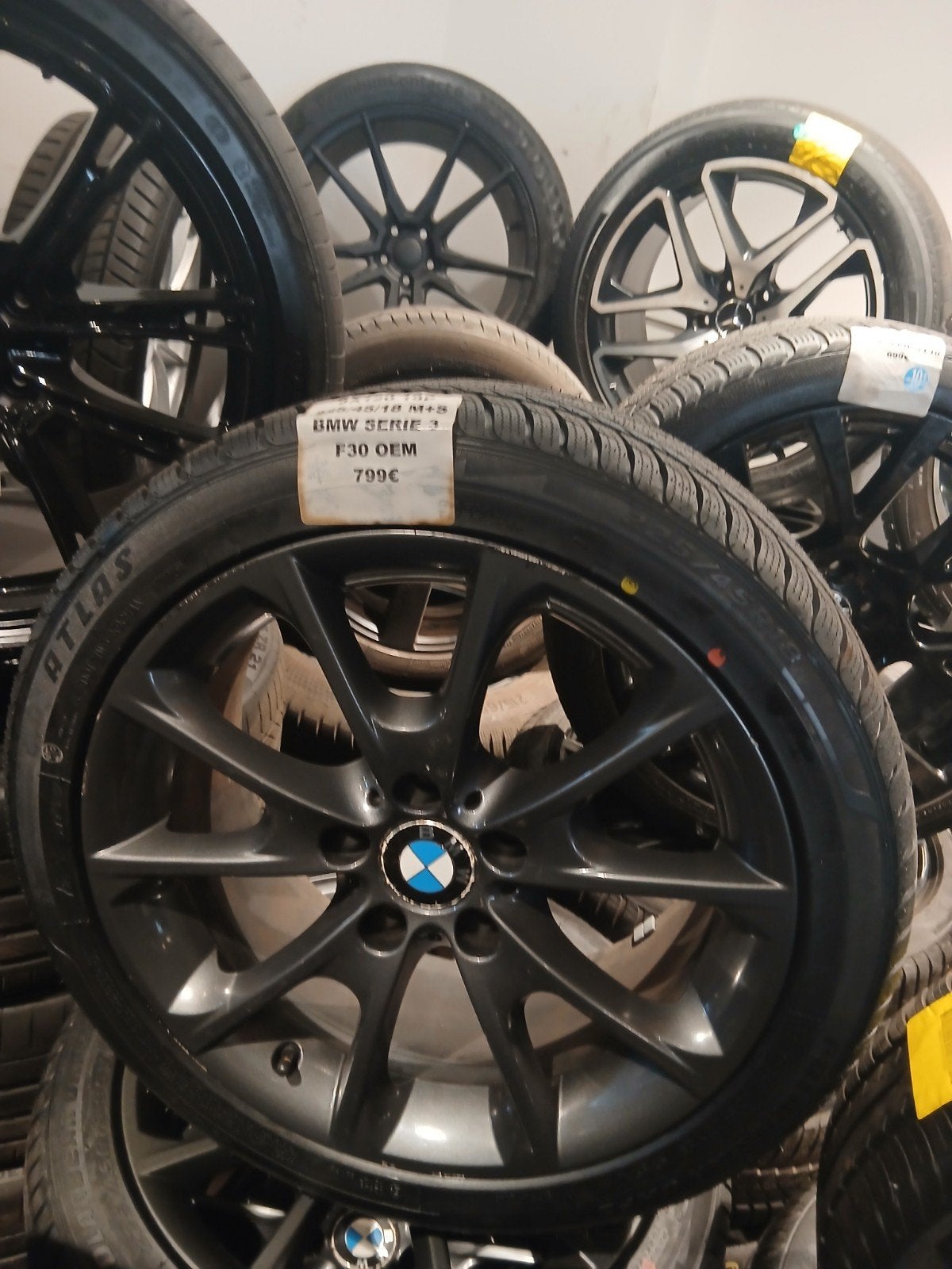 Kit BMW Série 3 F30 OEM 18” – Pneus 225/45 R18 M+S – 799€, Pneus hiver, -, Véhicule de tourisme, -