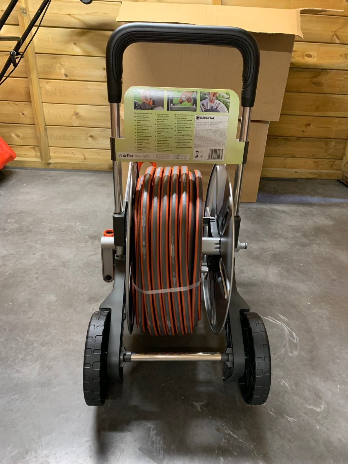 Gardena tuinslang CleverRoll L easy metal set 50m NIEUW, Tuin en Terras, Ophalen, Nieuw, Tuinslang