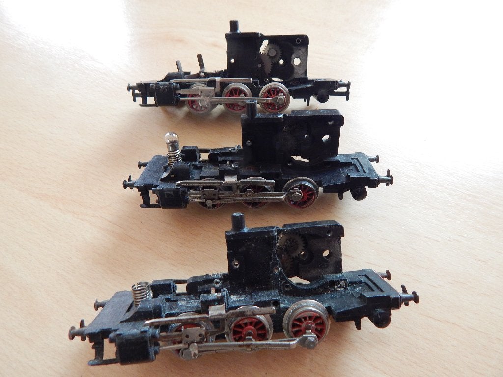 Märklin naakte chassis BR89 voor herstel of onderdelen, Wisselstroom, Gebruikt, Locomotief, Ophalen of Verzenden
