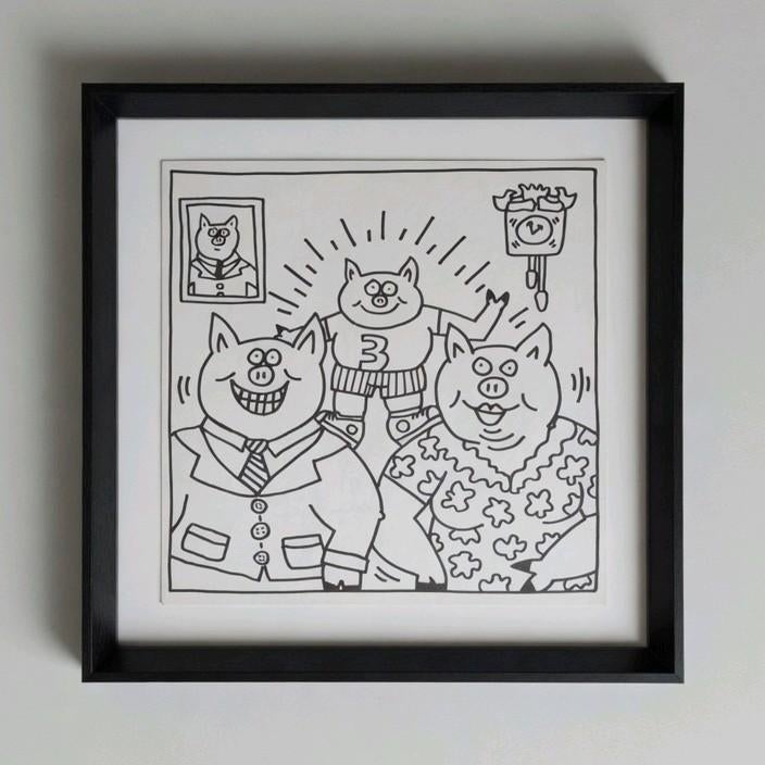 Verzamel item Keith Haring, Antiek en Kunst, Ophalen of Verzenden