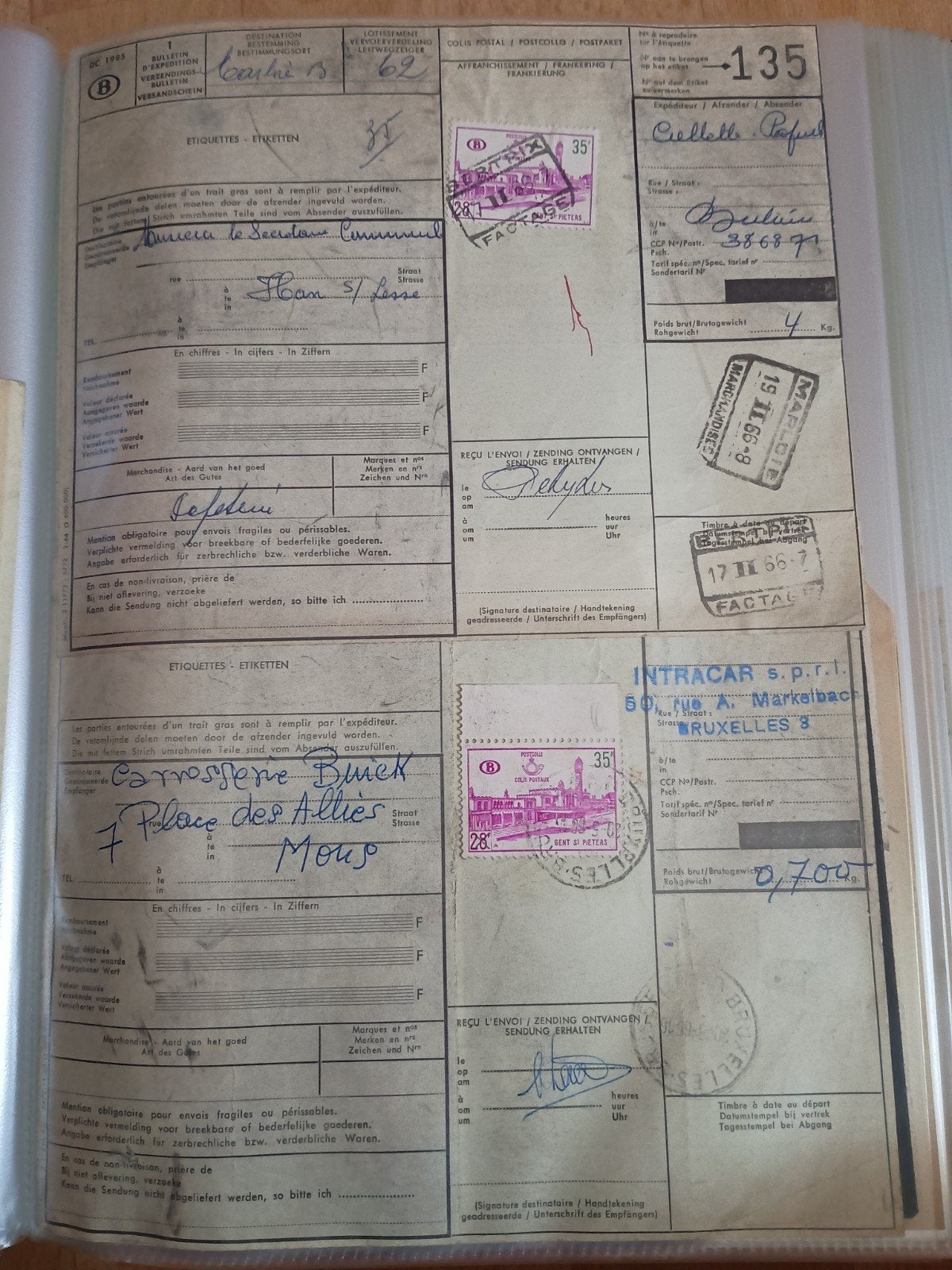documentenalbum, Postzegels en Munten, Aandelen en Waardepapieren, Ophalen of Verzenden