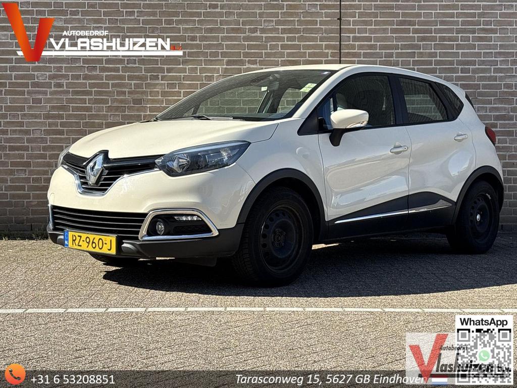 Renault Captur 0.9 TCe Dynamique | Navi | Climate | Cruise, Auto's, Renault, Start-stop-systeem, Wit, Bedrijf, Handgeschakeld