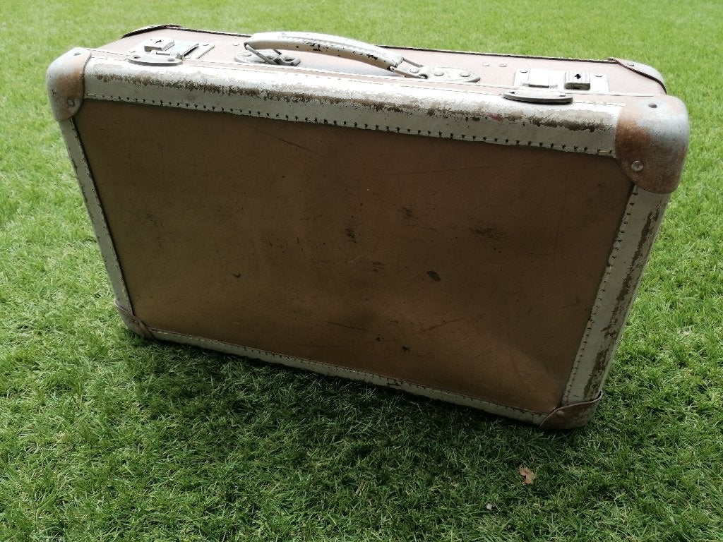 Vintage koffer, Handtassen en Accessoires, Koffers, Ophalen, Gebruikt, 50 tot 60 cm, Hard kunststof