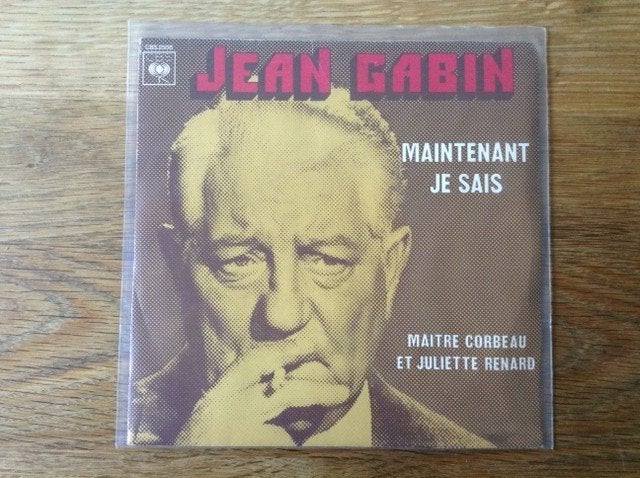single jean gabin, 7 inch, Ophalen of Verzenden, Pop, Beschermende buitenhoes