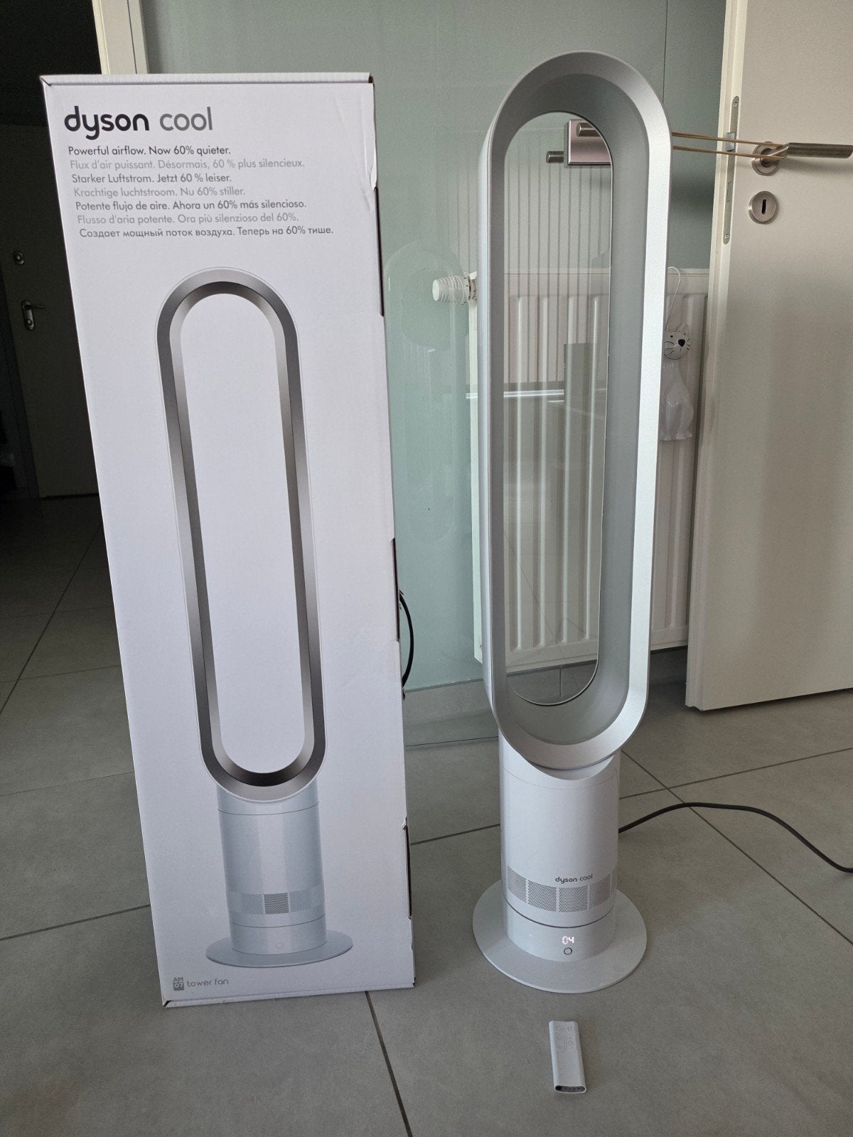 Dyson Cool ventilateur (AM07) Comme NEUF! (9 mois garantie), Enlèvement, Ventilateur avec télécommande, Comme neuf, Ventilateur tour