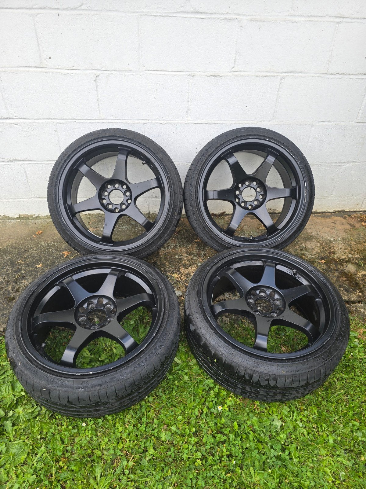 Japan racing jr3 17 pouces 5x100 5x114.3, Autos : Pièces & Accessoires, Enlèvement, Jante(s)