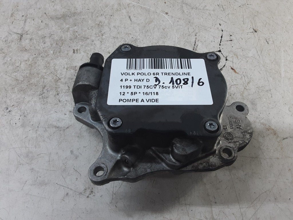 VACUUM POMPE Volkswagen Polo V (6R) (03L100D), Volkswagen, Volkswagen AG, Utilisé, Kundenbetreuung@volkswagen.de