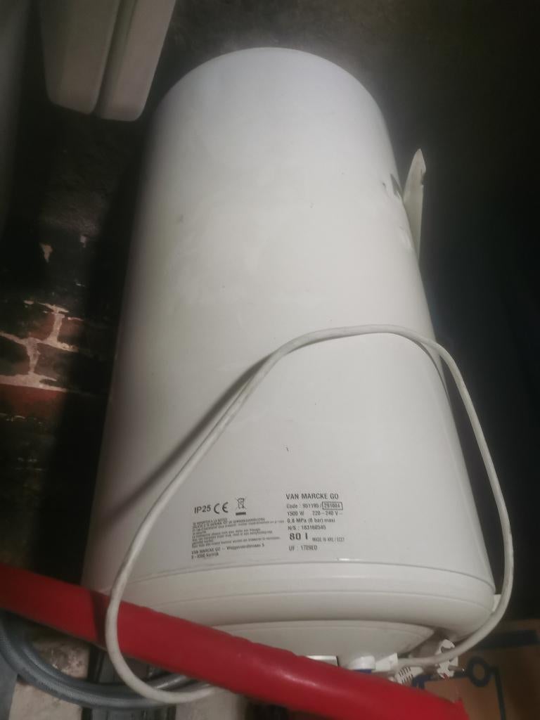 Chauffe eau électrique Van Marcke GO 80l, Bricolage & Construction, Chauffe-eau & Boilers, Chauffe-eau, Enlèvement, 20 à 100 litres