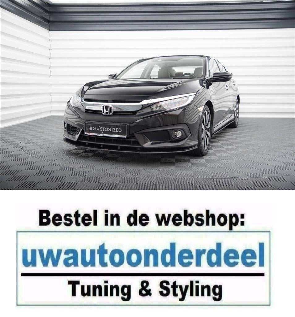 Maxton Design Spoiler Splitter Lip Honda Civic MK10, Autos : Divers, Tuning & Styling, Envoi