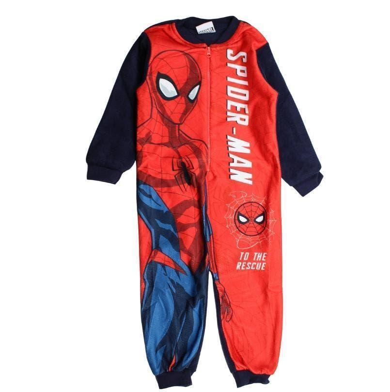 Spiderman Onesie Fleece - Maat 92 - 128 - Marvel, Kinderen en Baby's, Kinderkleding | Maat 128, Nacht- of Onderkleding, Nieuw