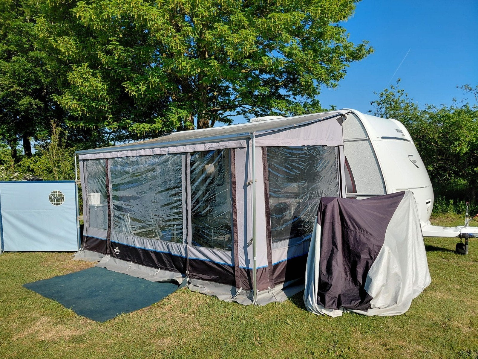 Splinternieuwe zakluifel 450cm met volledig aanritsbare tent, Ophalen