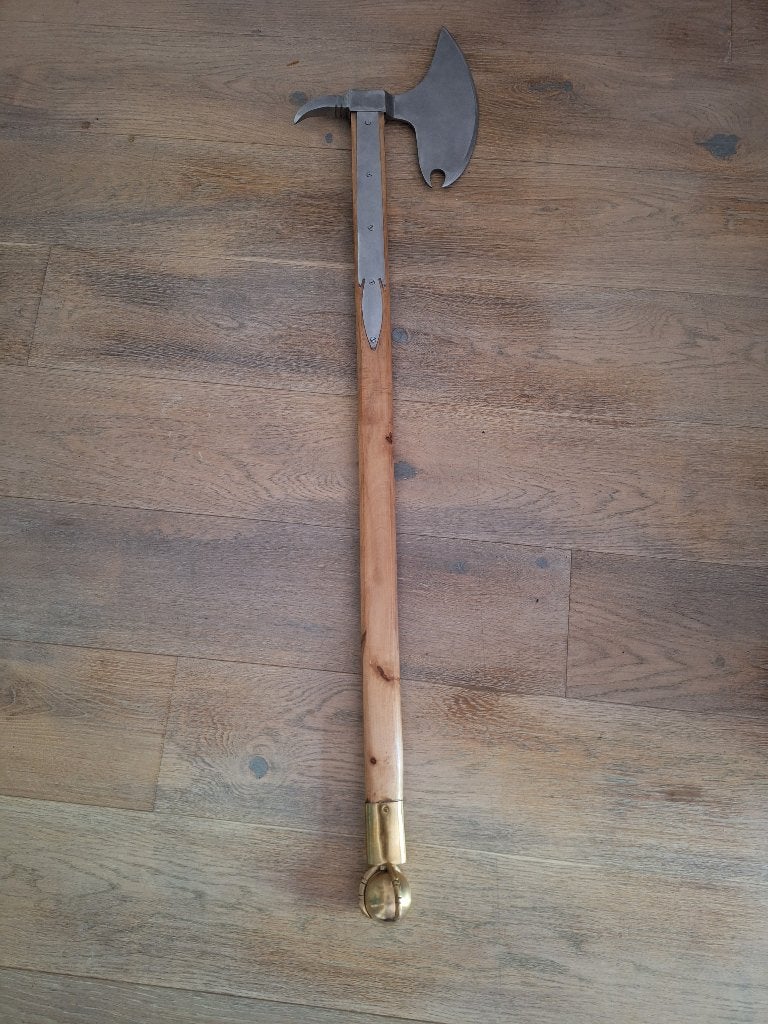 Middeleeuwse bijl (replica) 15e eeuw, Verzamelen, Militaria | Algemeen, Ophalen, Landmacht, Overige typen
