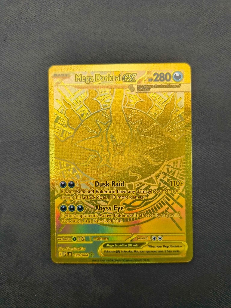Pokémon Mega Dark Rai ex 120, Hobby & Loisirs créatifs, Enlèvement ou Envoi, Neuf, Cartes en vrac, Foil