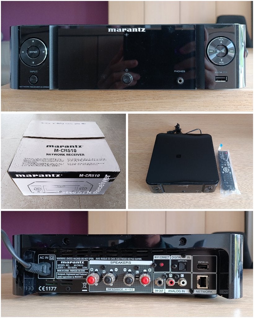 Marantz M-CR510 – Quasi nieuwstaat – Originele doos, TV, Hi-fi & Vidéo, Marantz, 60 à 120 watts, Comme neuf, Enlèvement