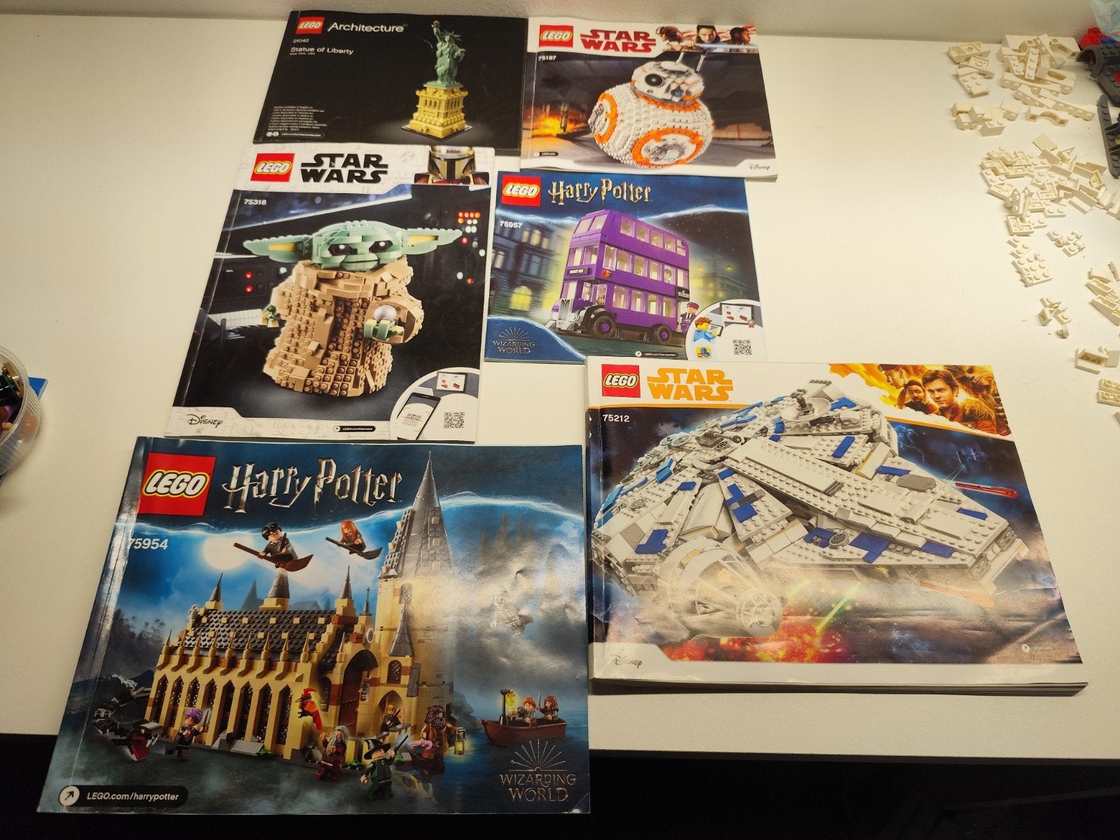 6 Lego instructie boekjes. (Harry potter, star wars), Ophalen of Verzenden, Zo goed als nieuw, Lego
