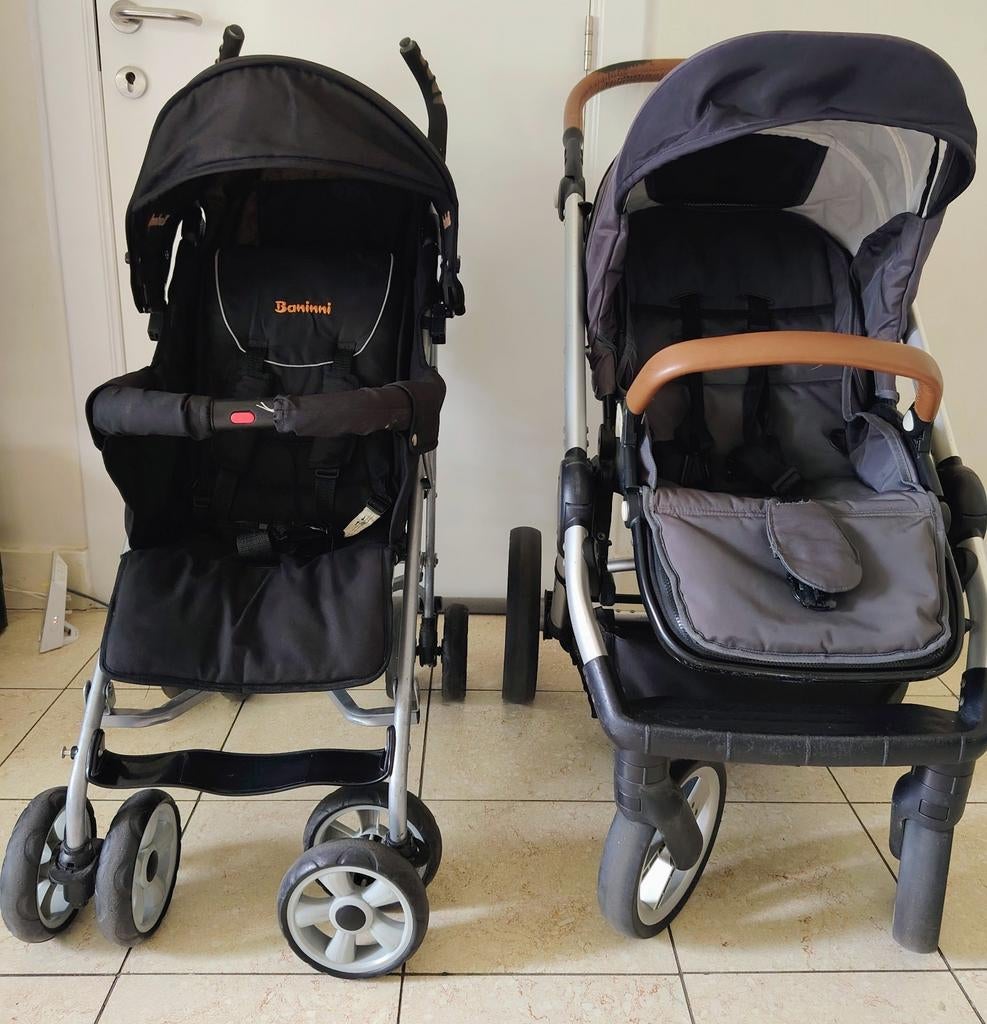 Poussette musty + poussette canne cadeau, Enlèvement