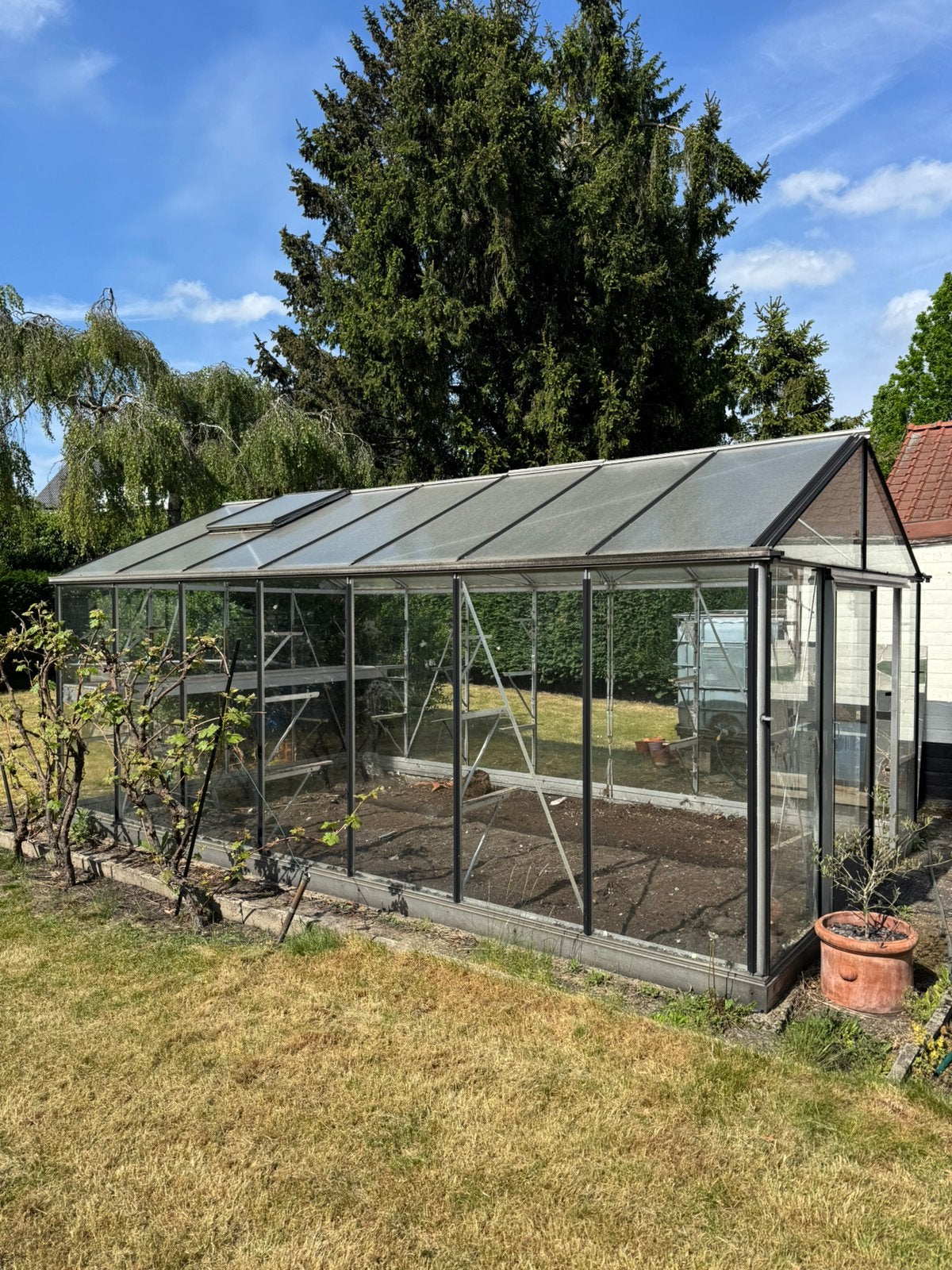 Serre te koop, Tuin en Terras, Ophalen, Polycarbonaat, Gebruikt, Plastic