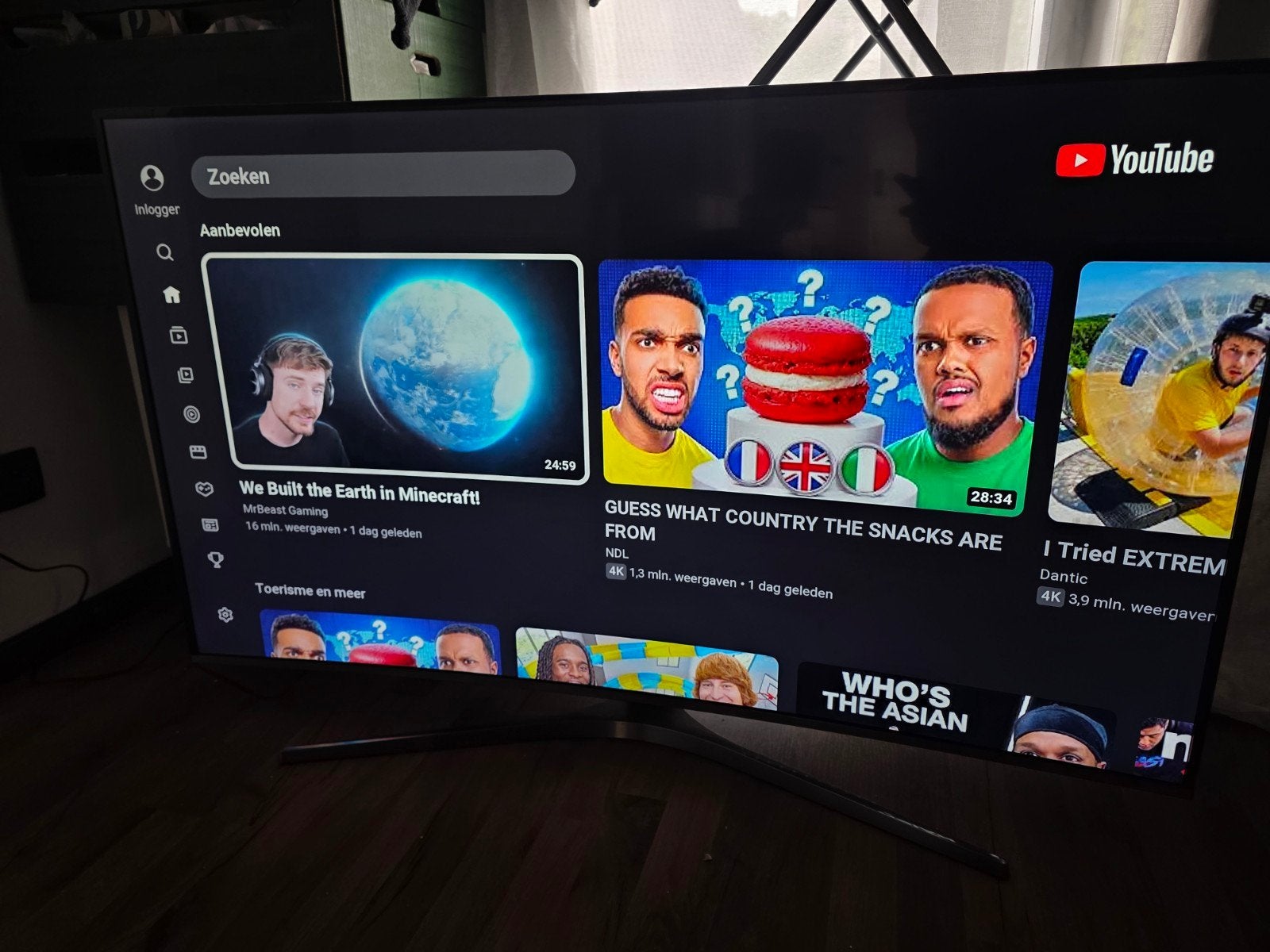 Samsung 55" smart TV 4K, Enlèvement ou Envoi, Samsung, Smart TV