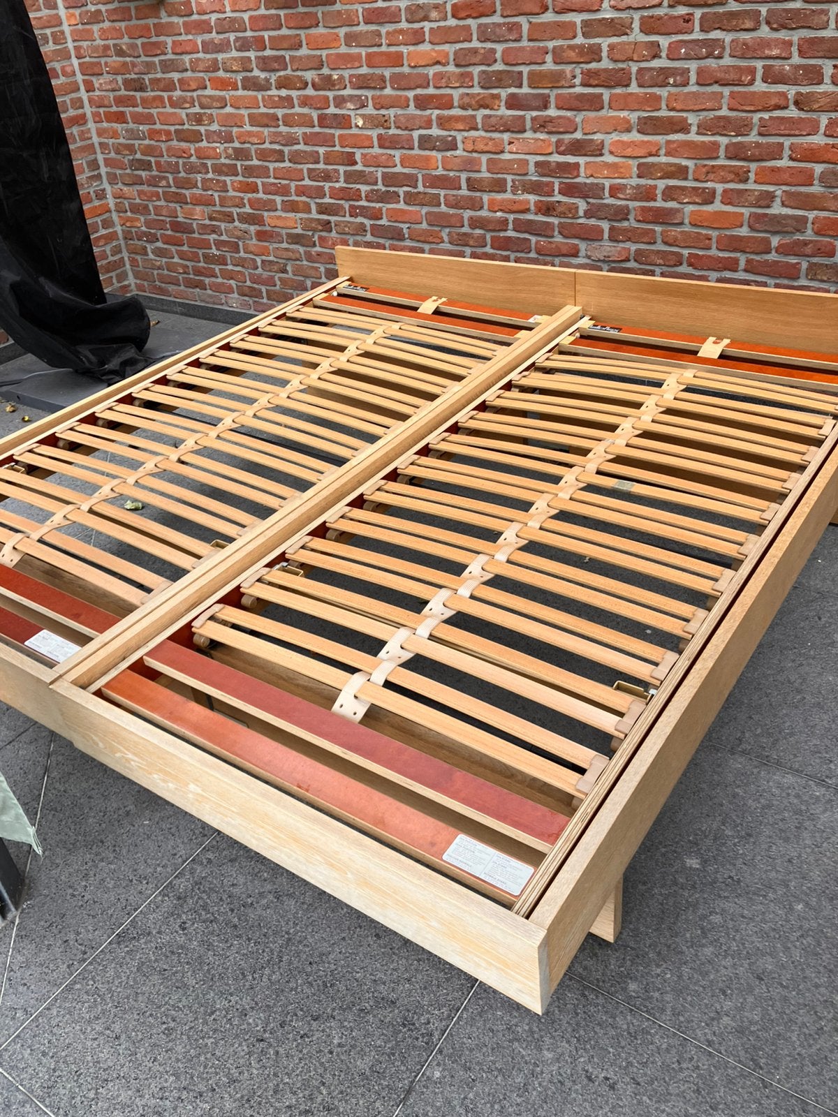 Dubbelbed of 2 enkele bedden gratis, Huis en Inrichting, Ophalen, Gebruikt