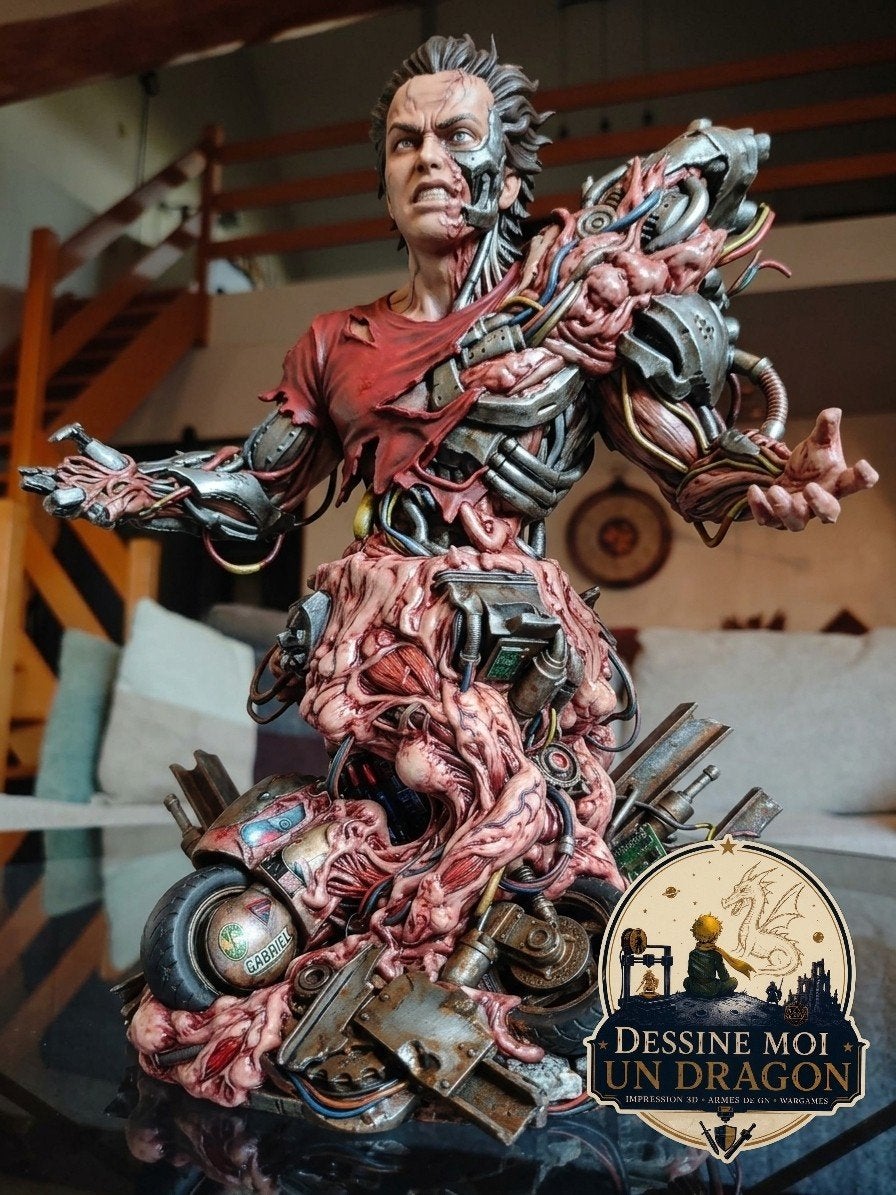Statue Tetsuo Akira - Garage Kit à peindre, Collections, Enlèvement ou Envoi, Comme neuf, Autres types