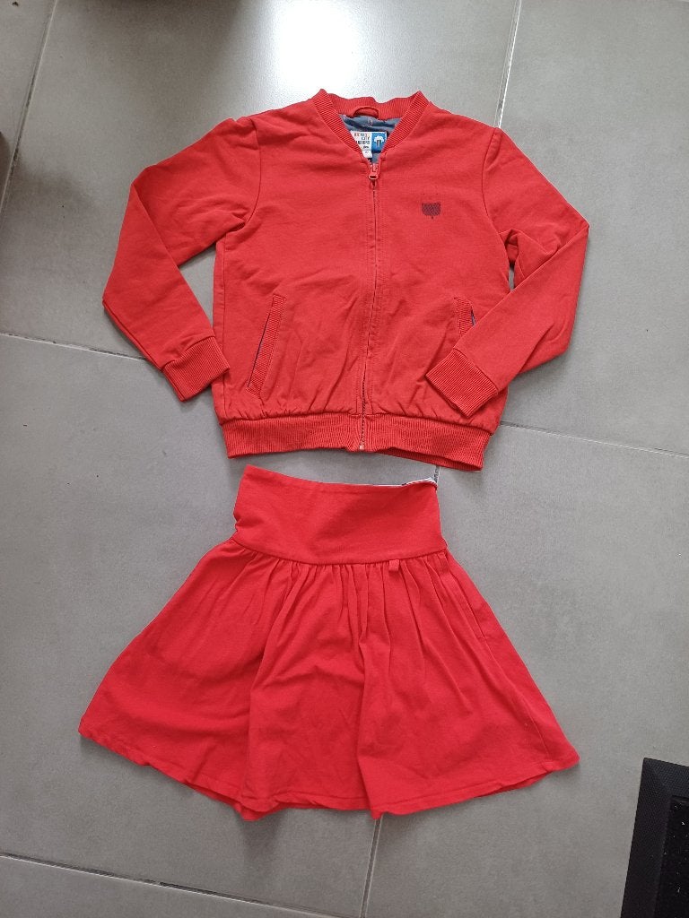 Set rouge JBC - fille - taille 104/110, Enlèvement ou Envoi, Ensemble, JBC, Comme neuf